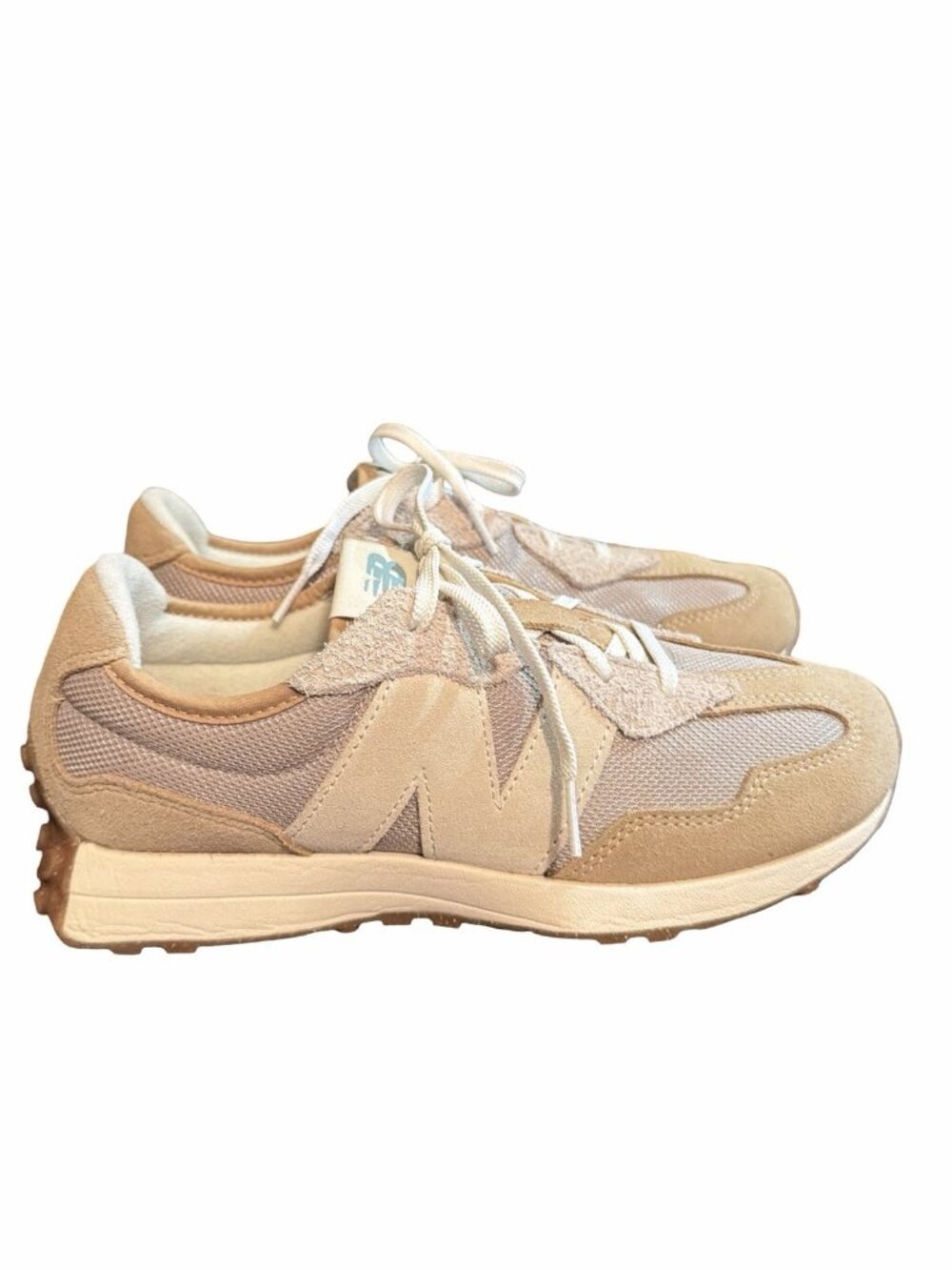 New Balance Sz 8 327 Moonbeam Beige Shoes GS327RE Youth 6.5Y Equivalent Womens 8